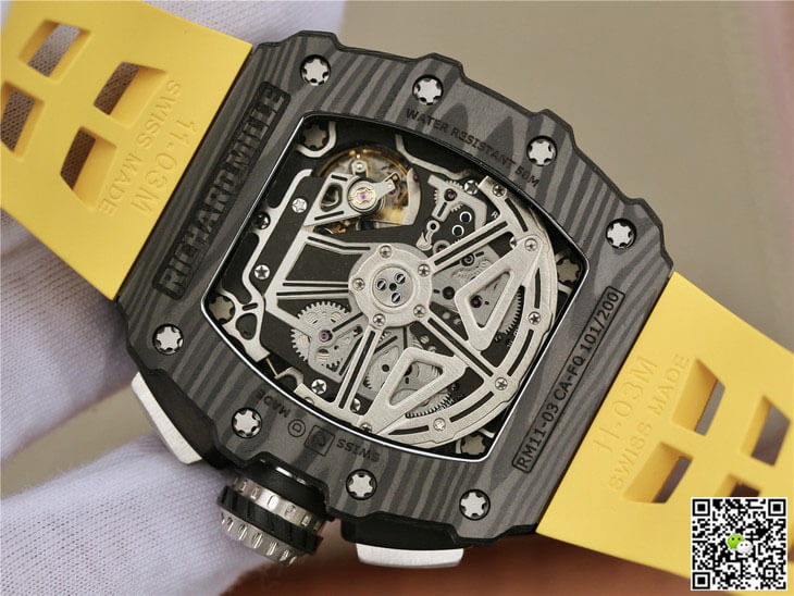 Replica Richard Mille RM11-03 1:1 Best Edition KV Factory Carbon Fiber