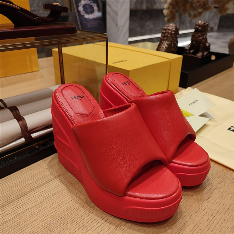 F**di wedge platform sandals