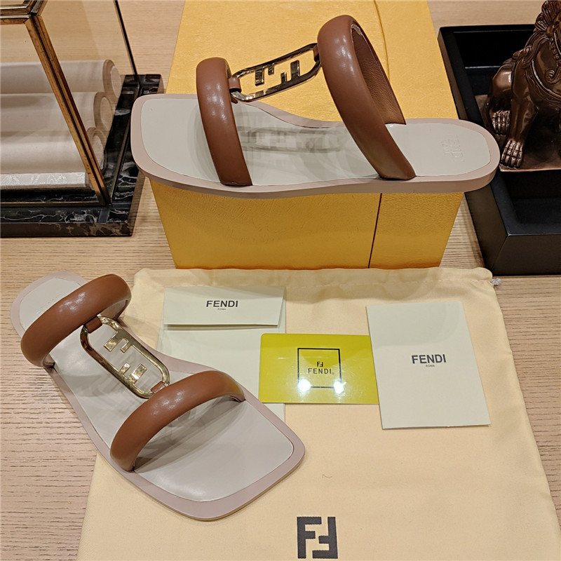 F**di flat beach sandals