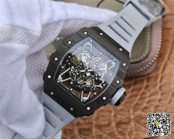 Replica Richard Mille RM-035 KV Factory 1:1 Best Edition Black Carbon Fiber