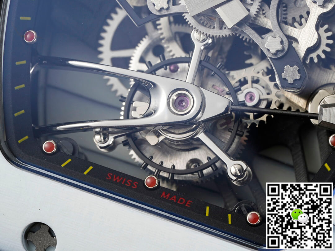 Replica Richard Mille RM27-02 Rafael Nadal Tourbillon 1:1 Best Edition RM Factory Blue Strap