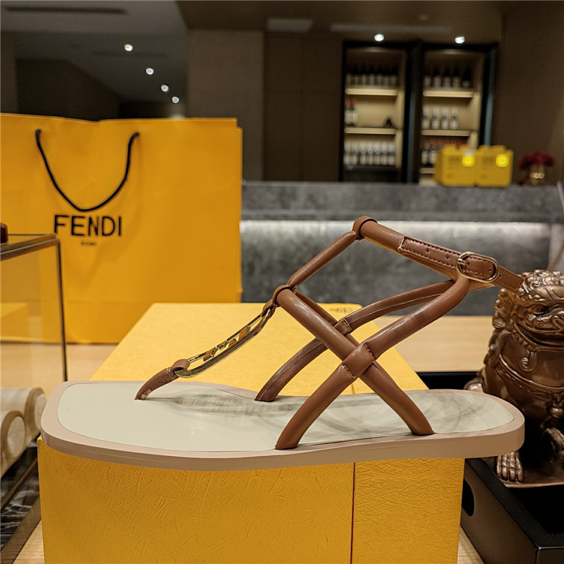 F**di flat beach sandals