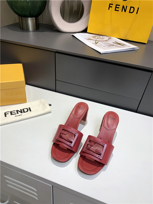 F**di thick heel sandals