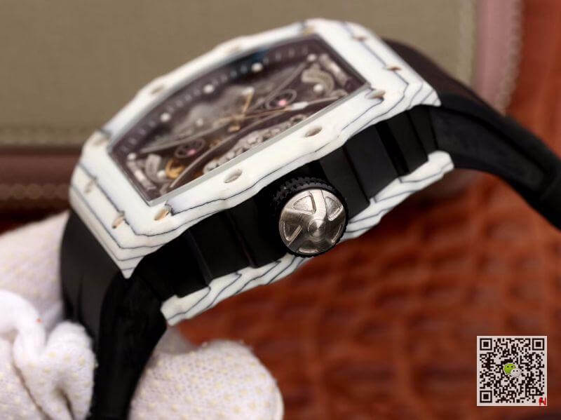 Replica Richard Mille Pablo Mac Donough RM53-01 1:1 Best Edition Swiss ETA Imported mechanical movement Skeleton Dial Black rubber strap