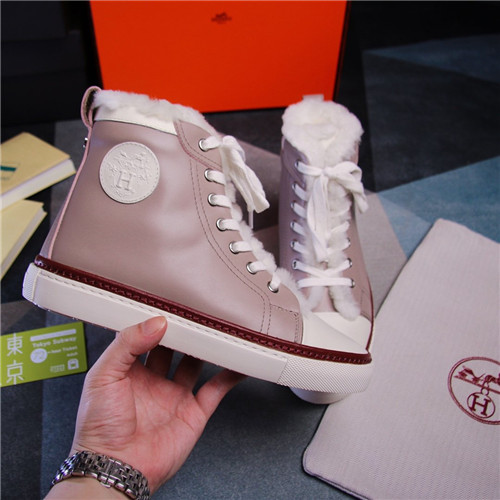 H**me5 Birkin Replica wool high-top shoes