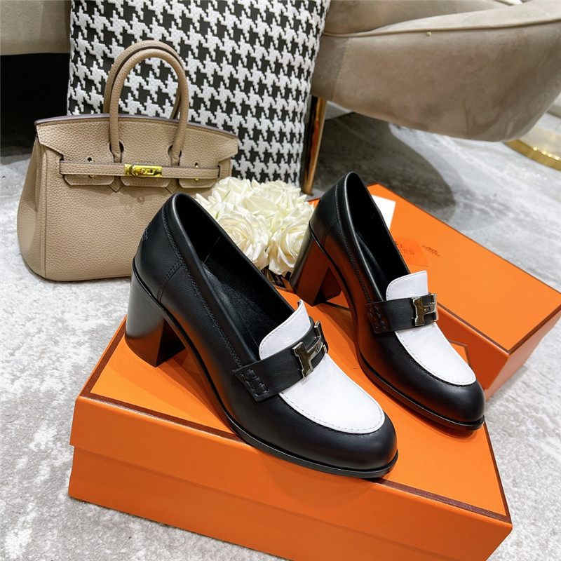 H**me5 dauphine mid heel mules