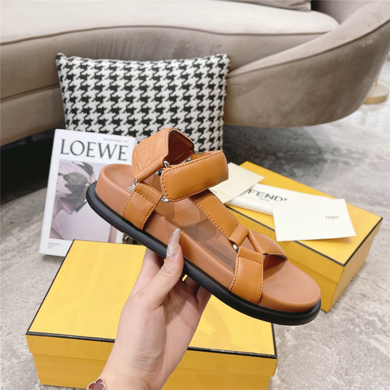 F**di letters webbing sandals