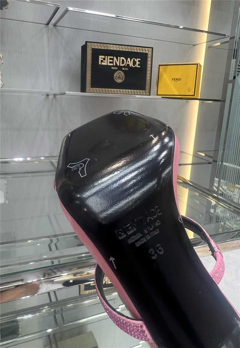 F**di joint catwalk show sandals