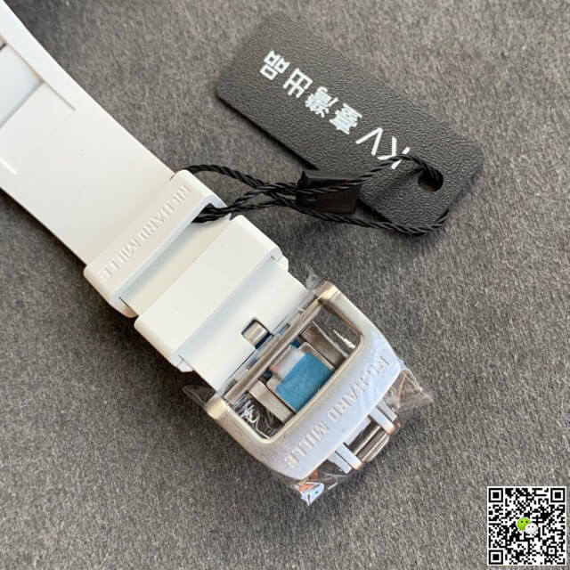 Replica Richard Mille RM055 1:1 Best Edition KV Factory V2 White Strap