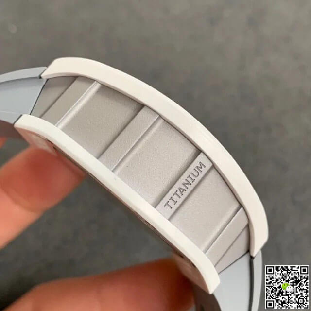 Replica Richard Mille RM-011 1:1 Best Edition KV Factory White Ceramic Case