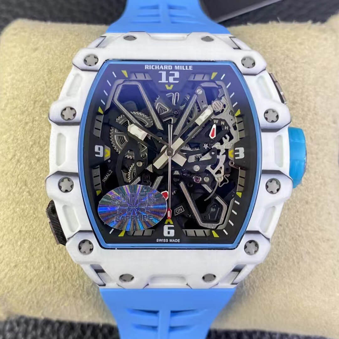 Richard Mille Replica RM35-03 1:1 Best Edition RM Factory White NTPT Carbon Fiber