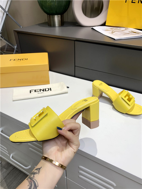 F**di thick heel sandals