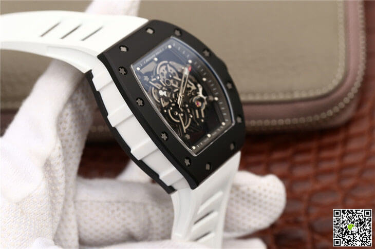 Replica Richard Mille RM055 1:1 Best Edition KV Factory Ceramic Case