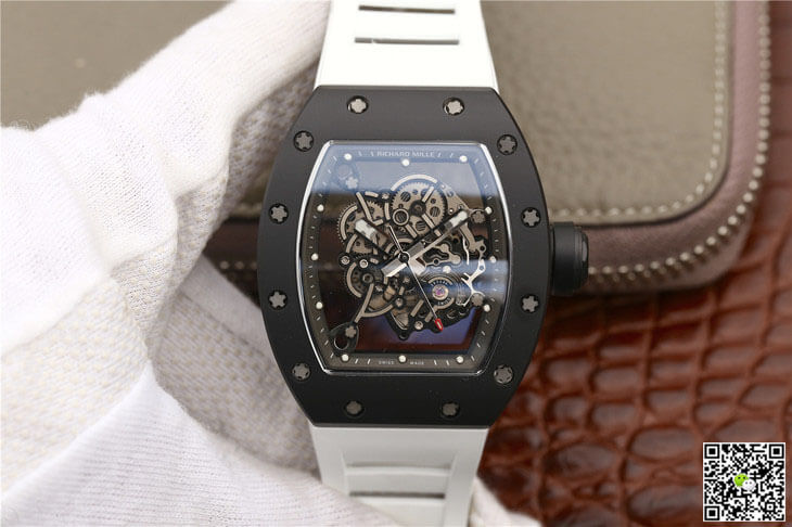 Replica Richard Mille RM055 1:1 Best Edition KV Factory Ceramic Case