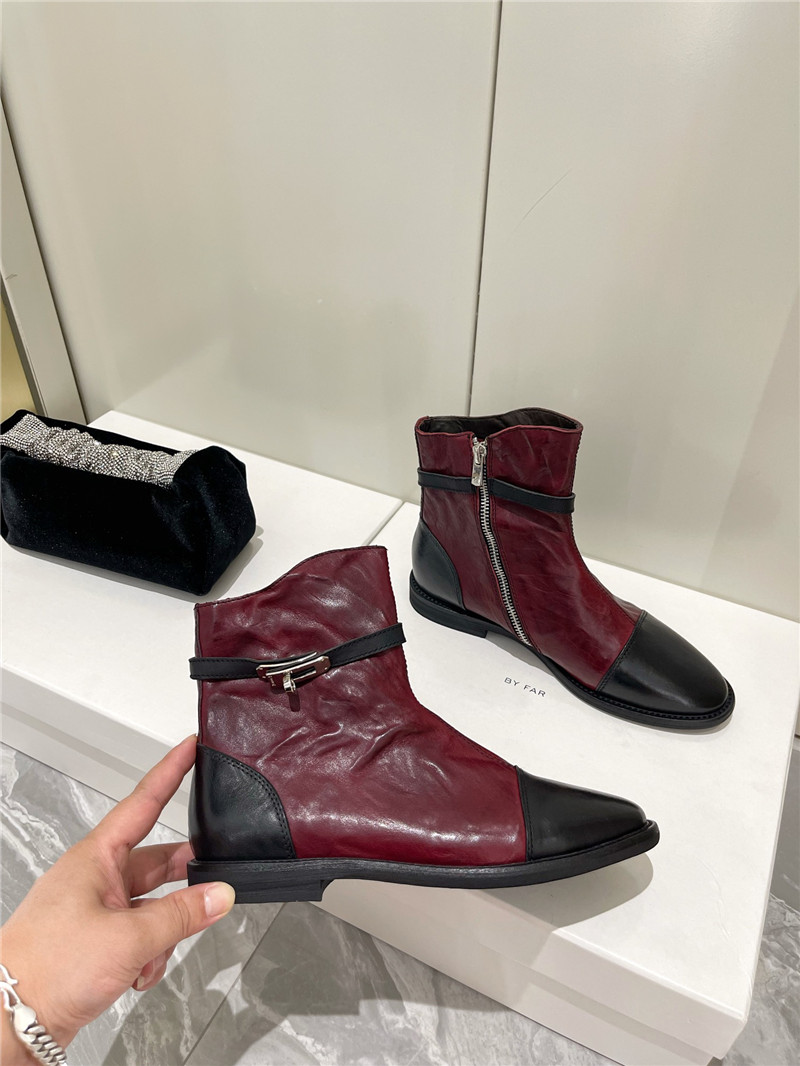 H**me5 kelly zip ankle boots