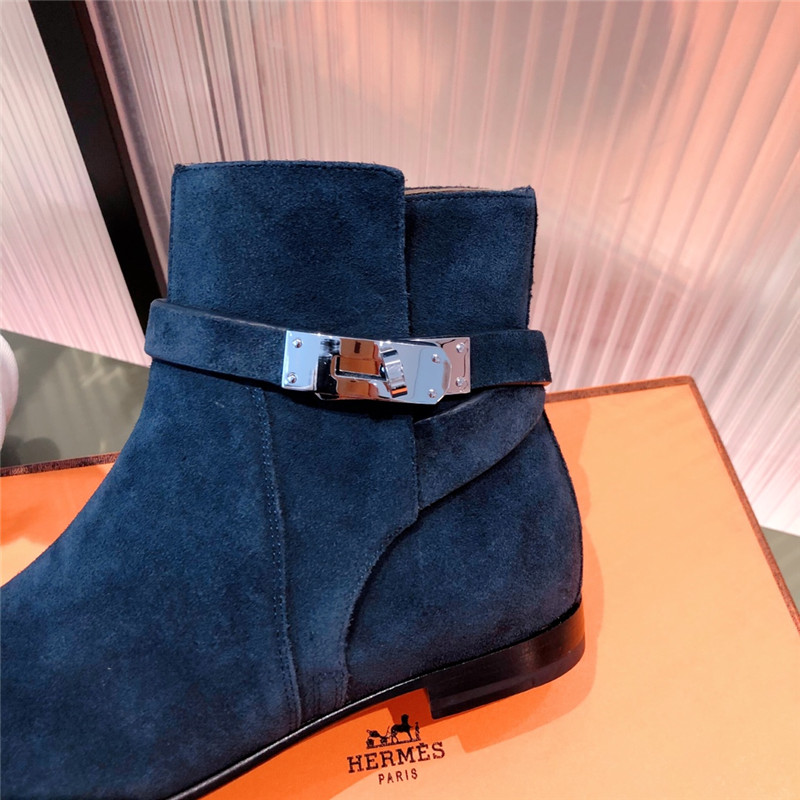 H**me5 kelly buckle ankle boots