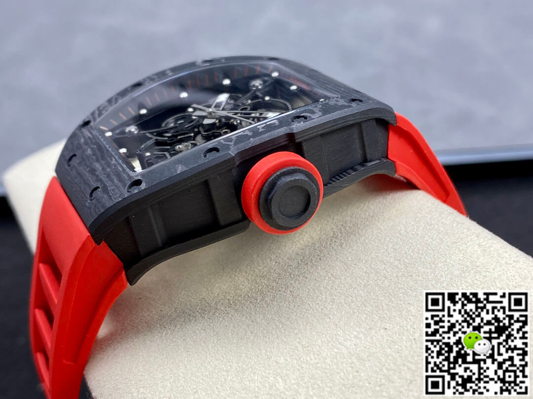 Replica Richard Mille RM-055 1:1 Best Edition BBR Factory Red Strap