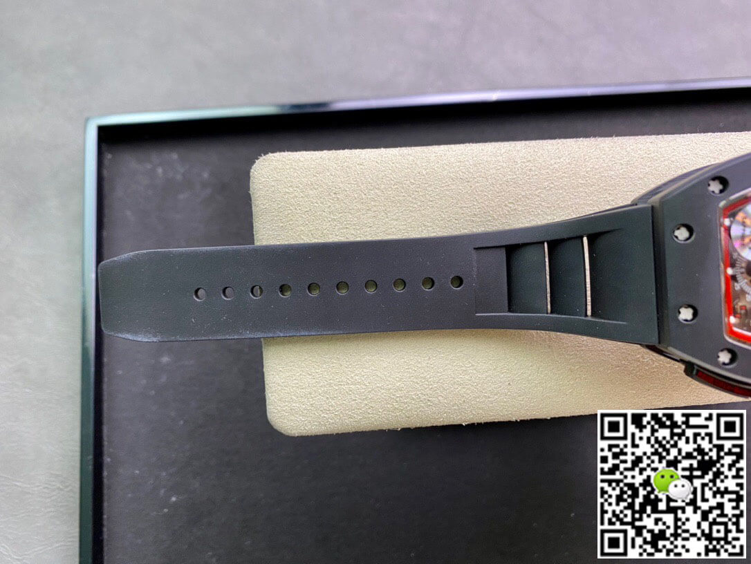 Replica Richard Mille RM011 1:1 Best Edition KV Factory Ceramic Black Strap