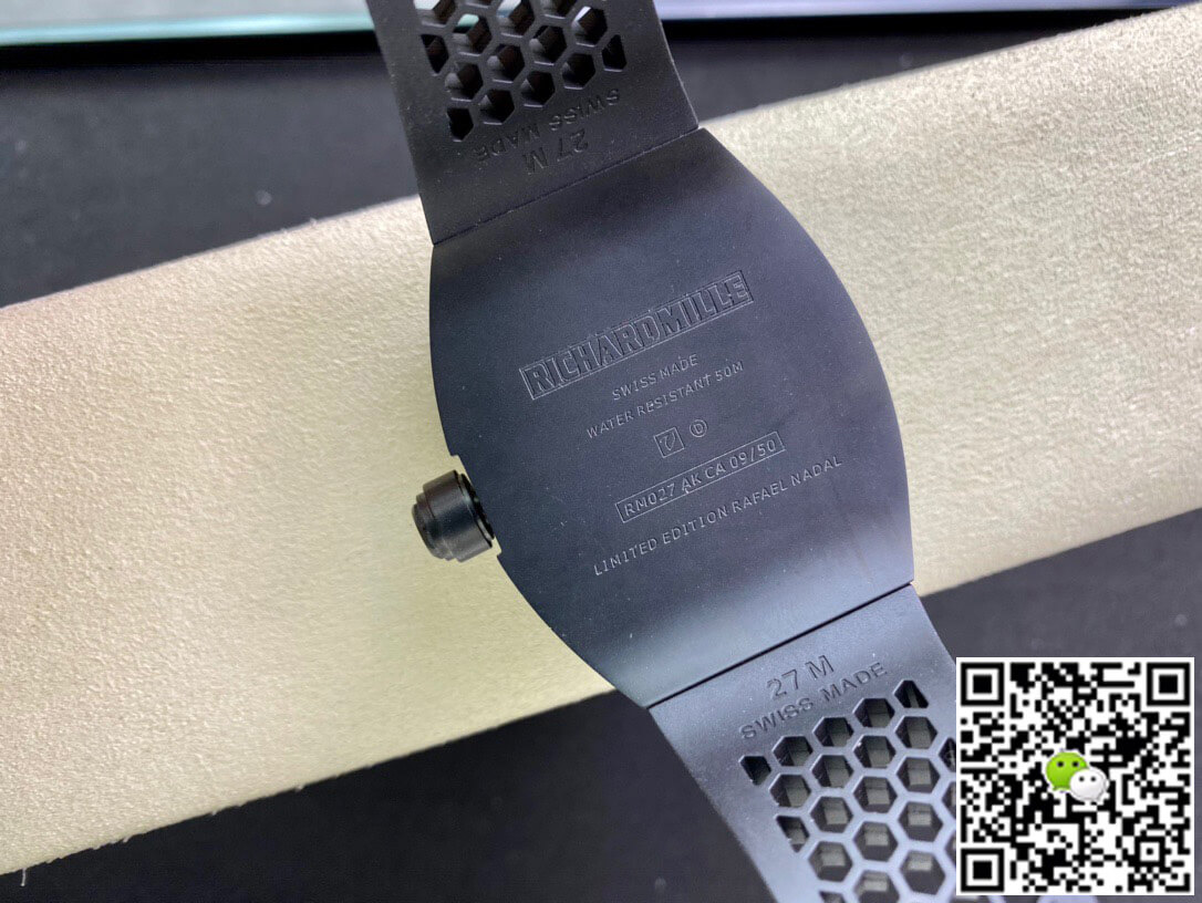 Replica Richard Mille RM027 1:1 Best Edition EUR Factory Transparent Black Dial
