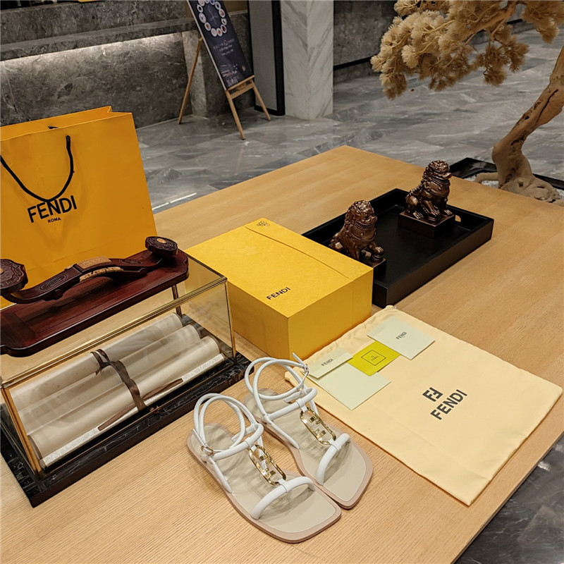 F**di flat beach sandals