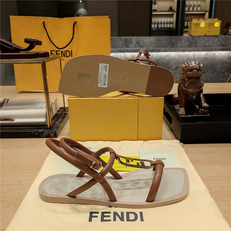 F**di flat beach sandals