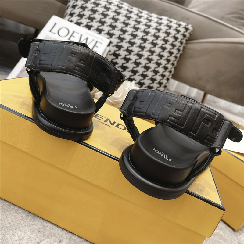 F**di letters webbing sandals