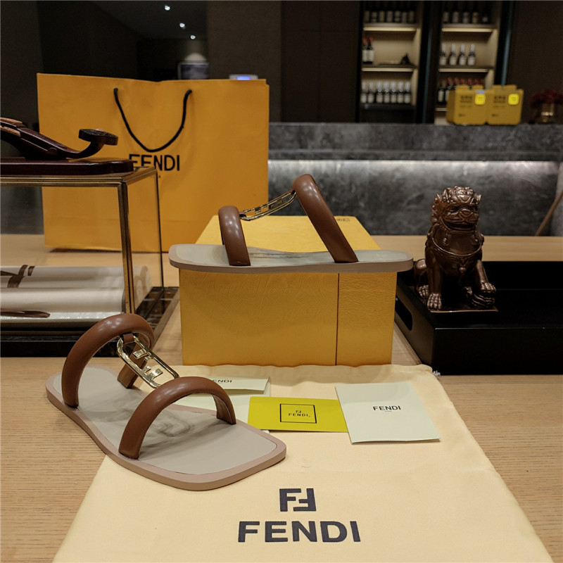 F**di flat beach sandals