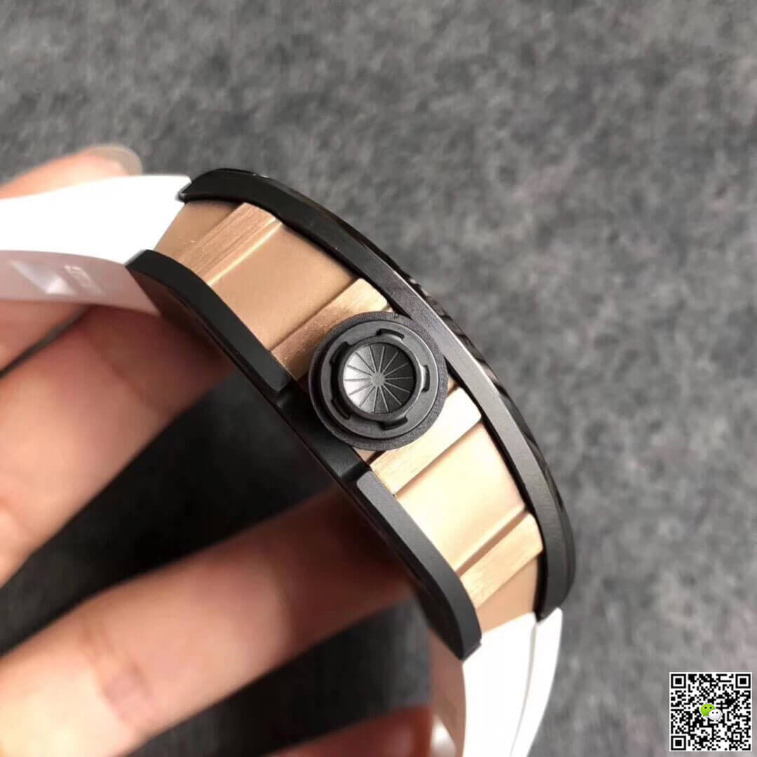 Replica Richard Mille RM035 Americas KV Factory 1:1 Best Edition White Strap