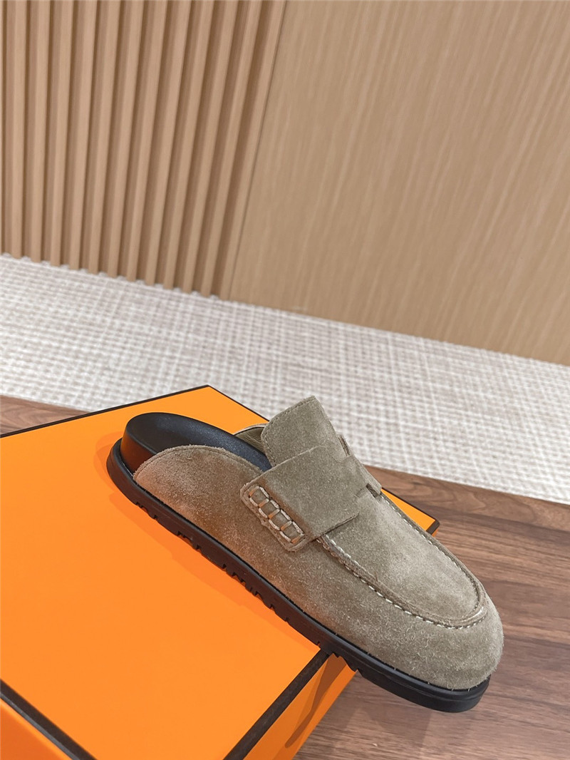 H**me5 Moe Mueller s half -drooping shoes