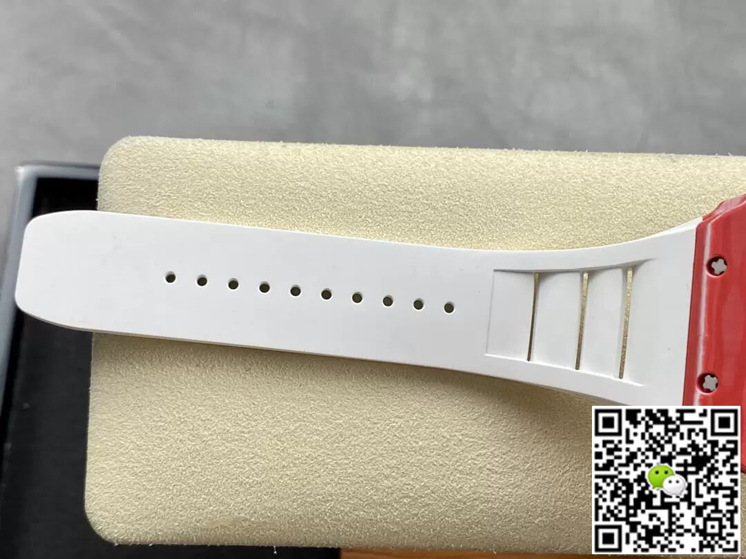 Richard Mille Replica RM35-02 1:1 Best Edition T+ Factory NTPT Carbon Fiber White Strap