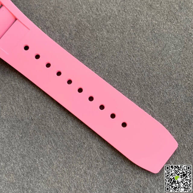Replica Richard Mille RM055 1:1 Best Edition KV Factory V2 Ceramic Pink Strap