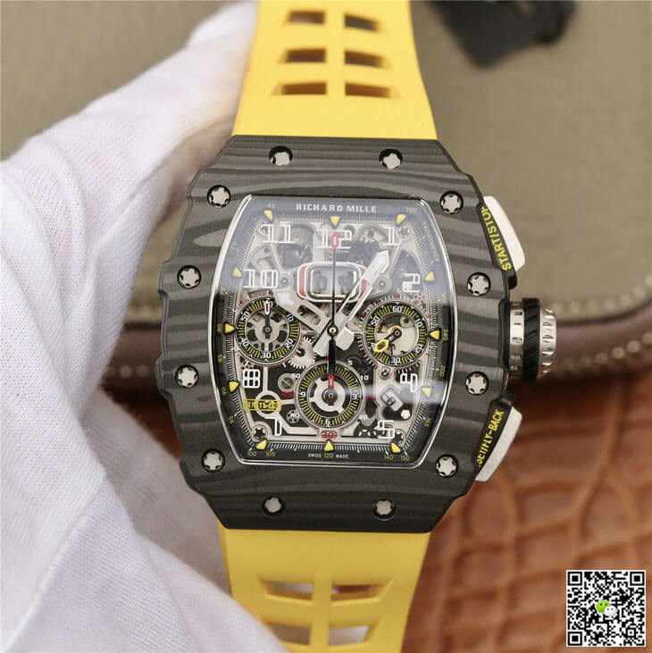 Replica Richard Mille RM11-03 1:1 Best Edition KV Factory Carbon Fiber