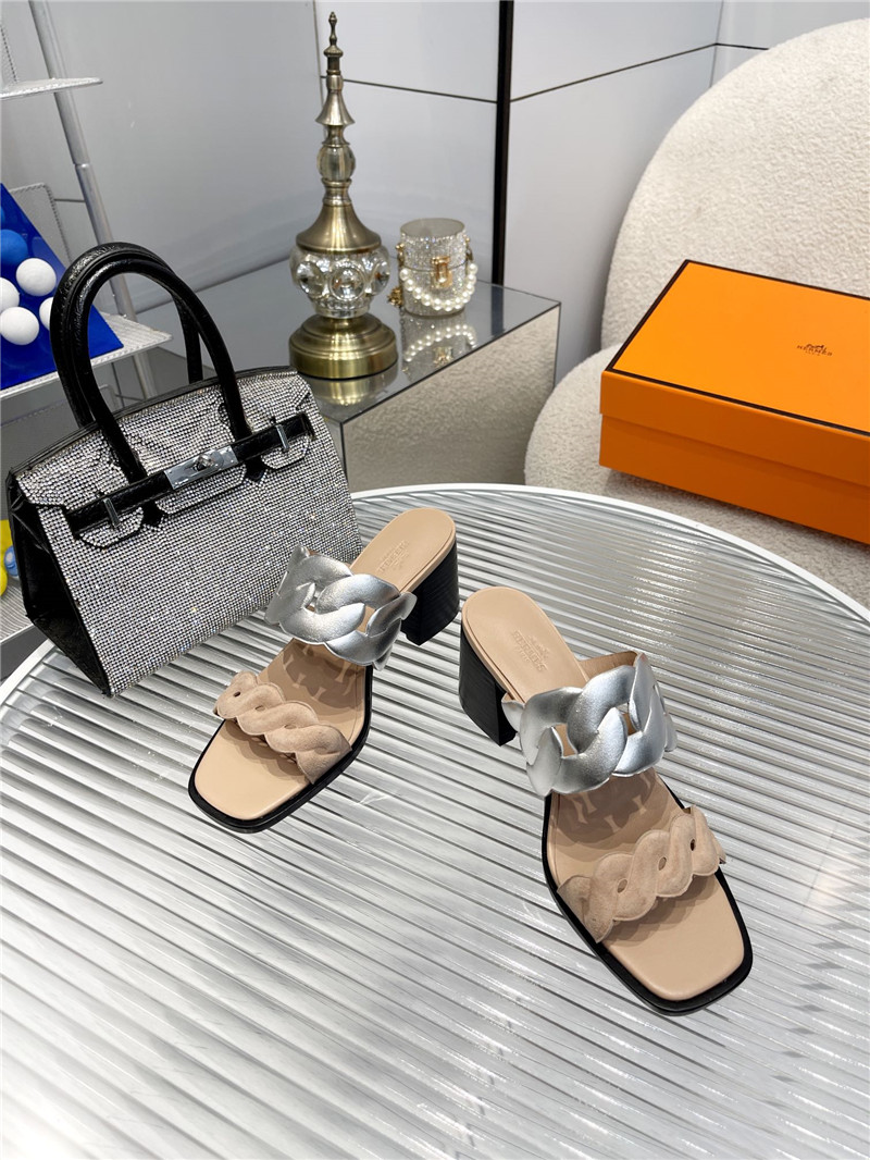 H**me5 pig nose high heel sandals