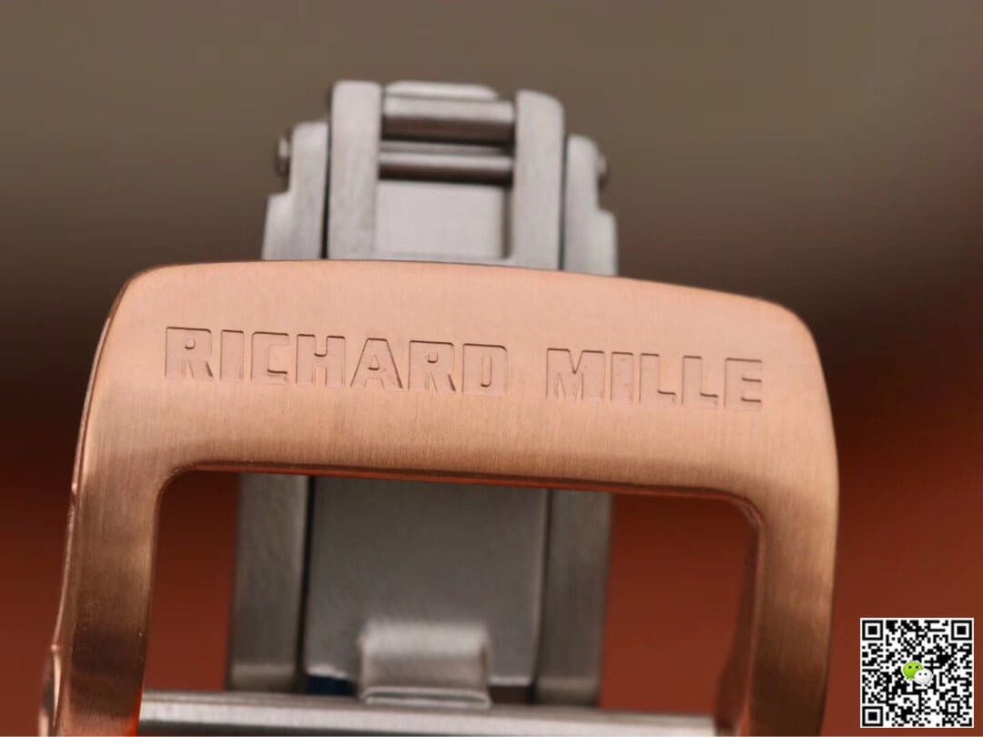 Replica Richard Mille RM035 Americas KV Factory 1:1 Best Edition Rose Gold Black Strap
