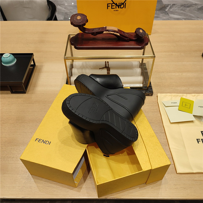 F**di wedge platform sandals