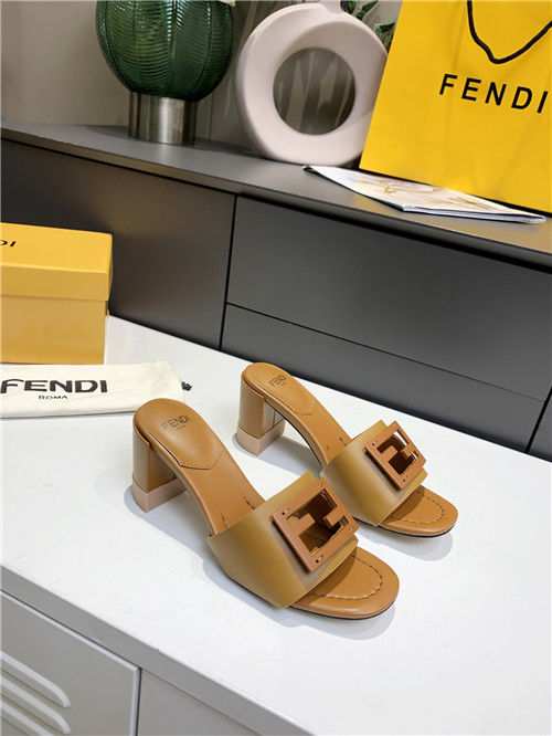 F**di thick heel sandals