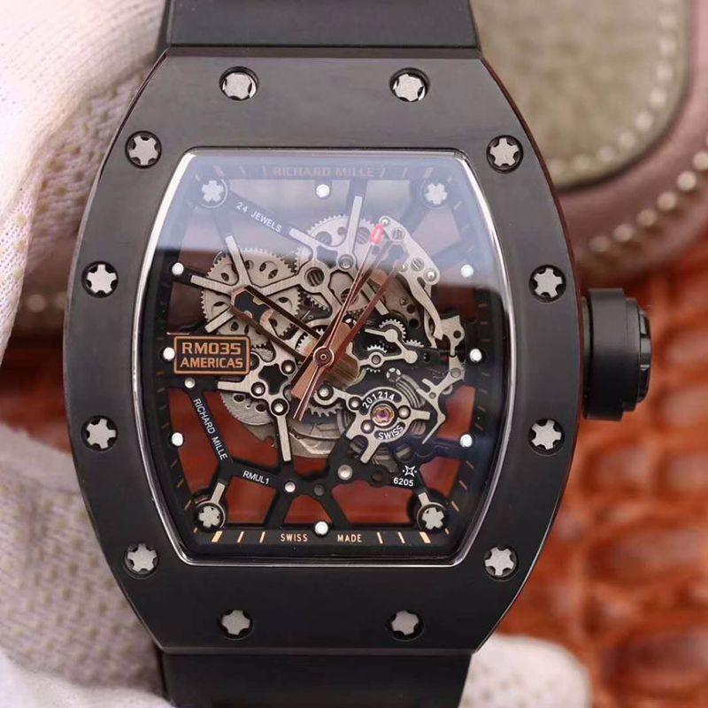 Replica Richard Mille RM035 KV Factory 1:1 Best Edition Swiss ETA8215