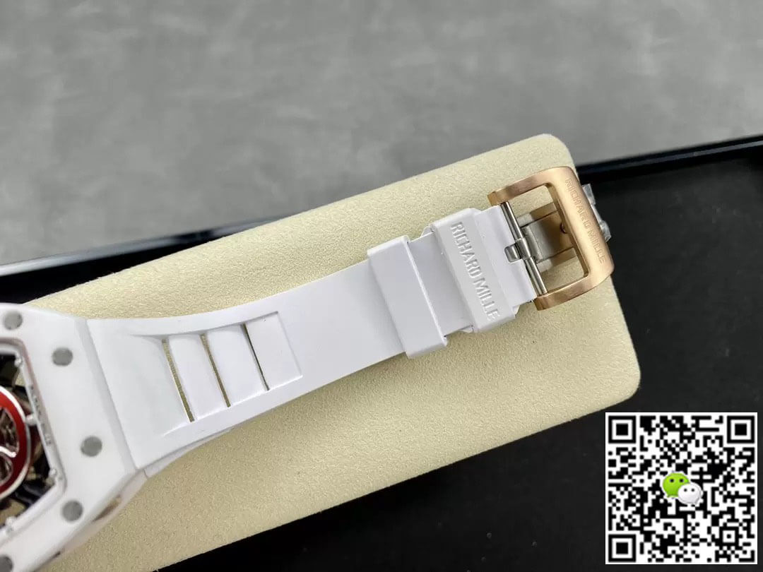 Richard Mille Replica RM52-01 1:1 Best Edition YS Factory Tourbillon Ceramic Case Rubber Strap