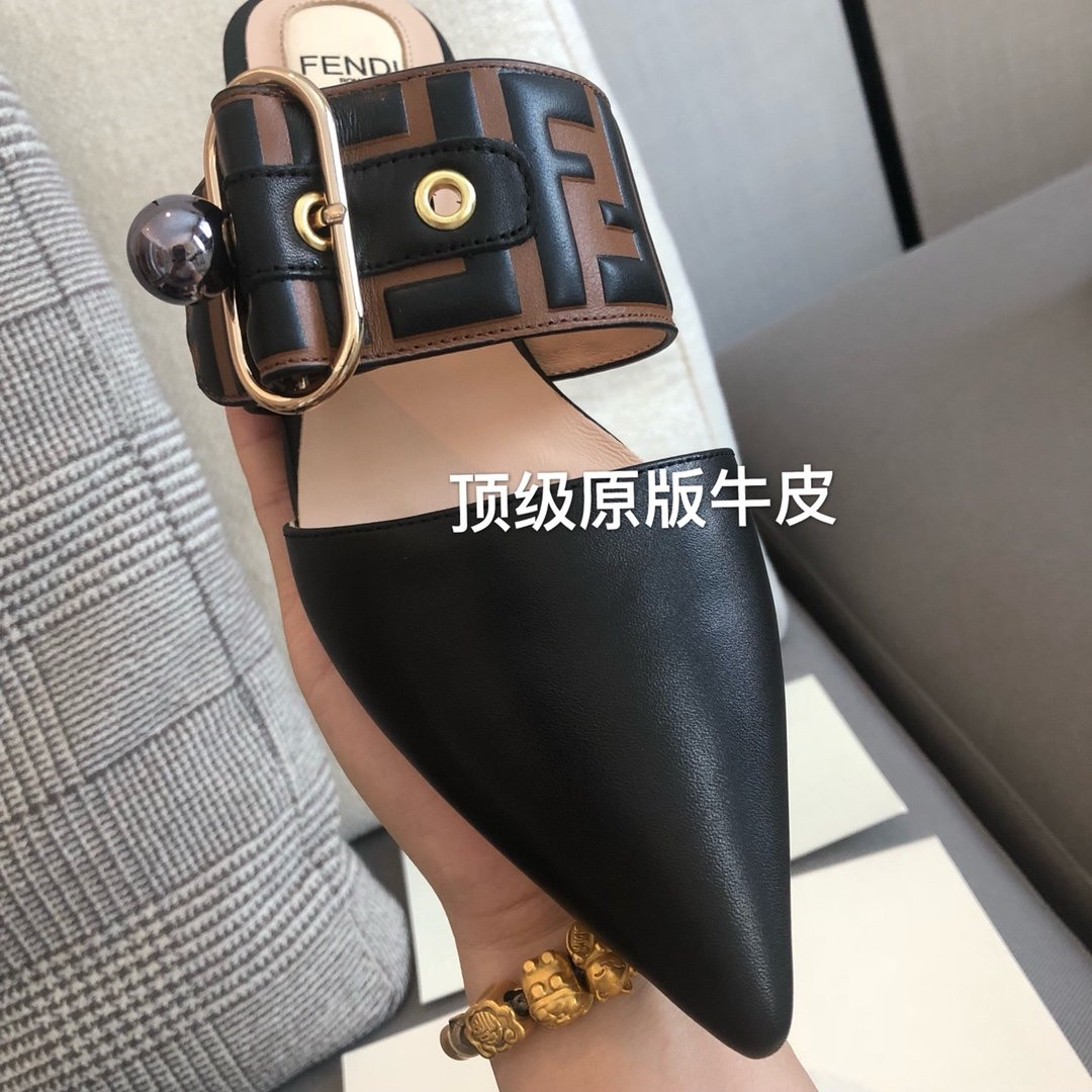 F**di ff mules sandals