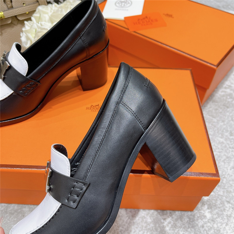 H**me5 dauphine mid heel mules