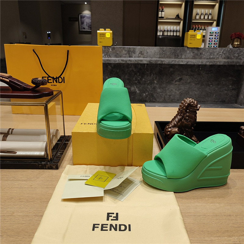 F**di wedge platform sandals