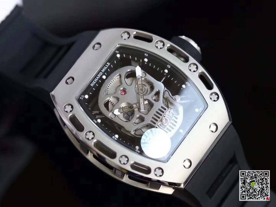 Replica Richard Mille RM052 Z Factory 1:1 Best Edition Swiss ETA6T51 Black Dial with Skull