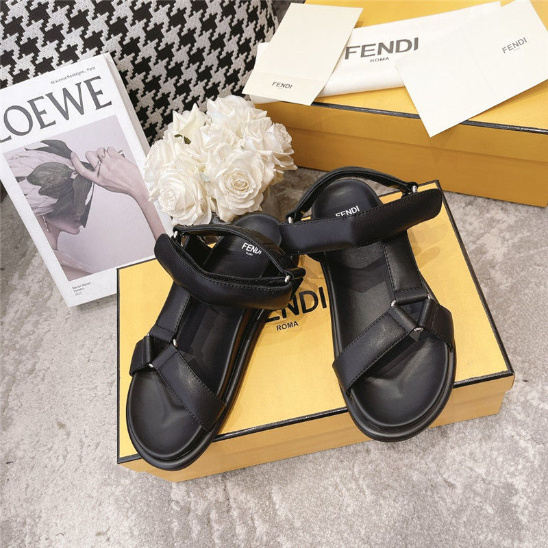 F**di letters webbing sandals