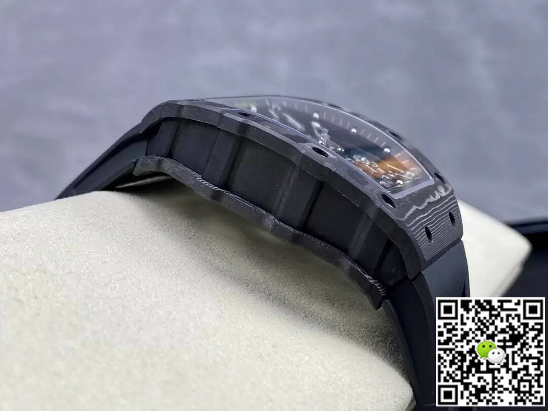Richard Mille Replica RM35-02 1:1 Best Edition T+ Factory NTPT Carbon Fiber Black Strap