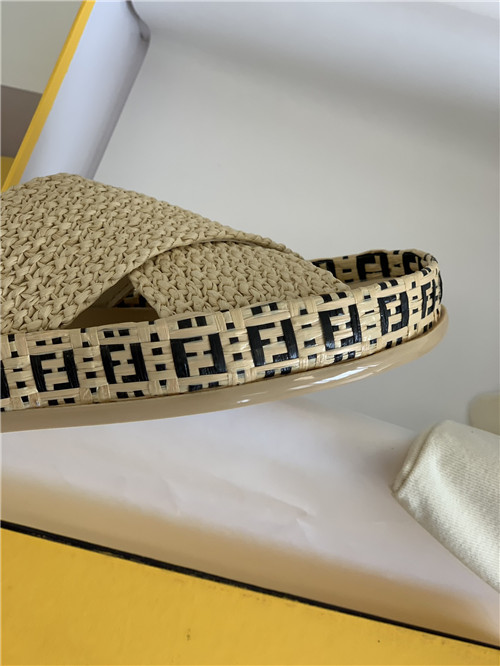 F**di woven slippers sandals