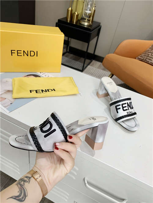 F**di logo sandals