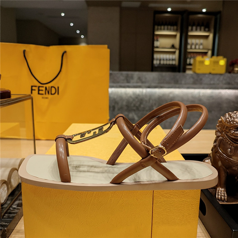 F**di flat beach sandals
