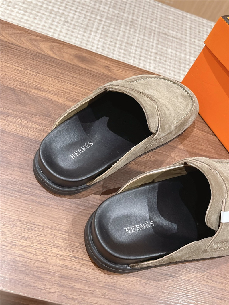 H**me5 Moe Mueller s half -drooping shoes