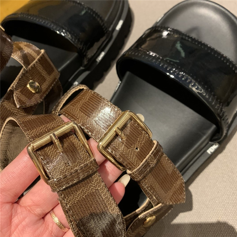 F**di Platform Sandals