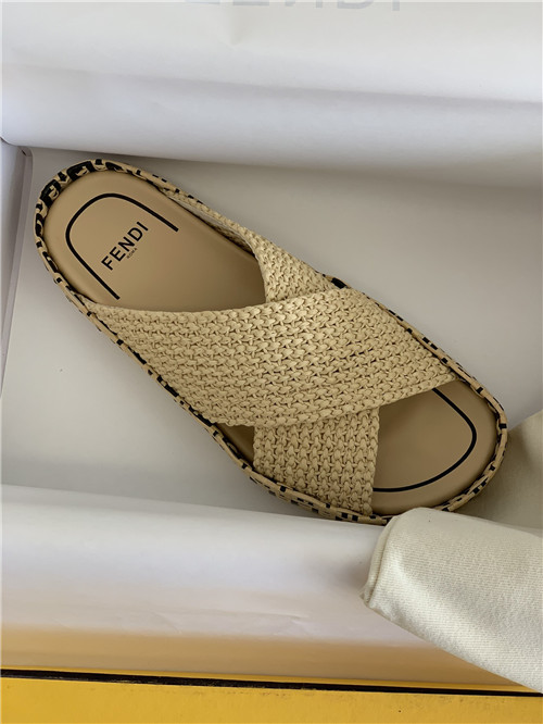 F**di woven slippers sandals